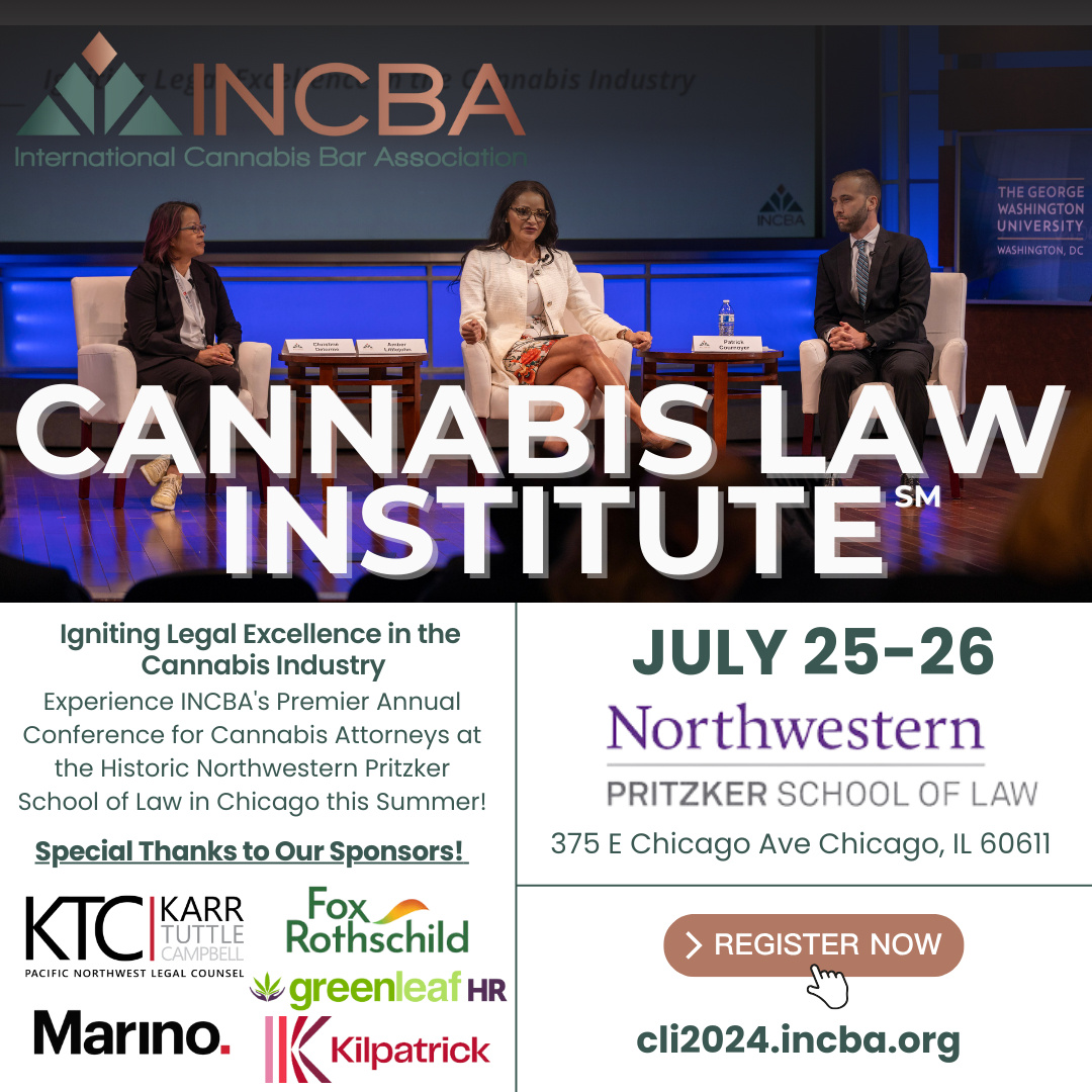 Cannabis Law Institute 2024 Save the Date Marketing Graphic